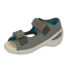 Zapatos befado niño pu 065P166 azul gris 1 Zapatos befado niño pu 065P166 azul gris 1