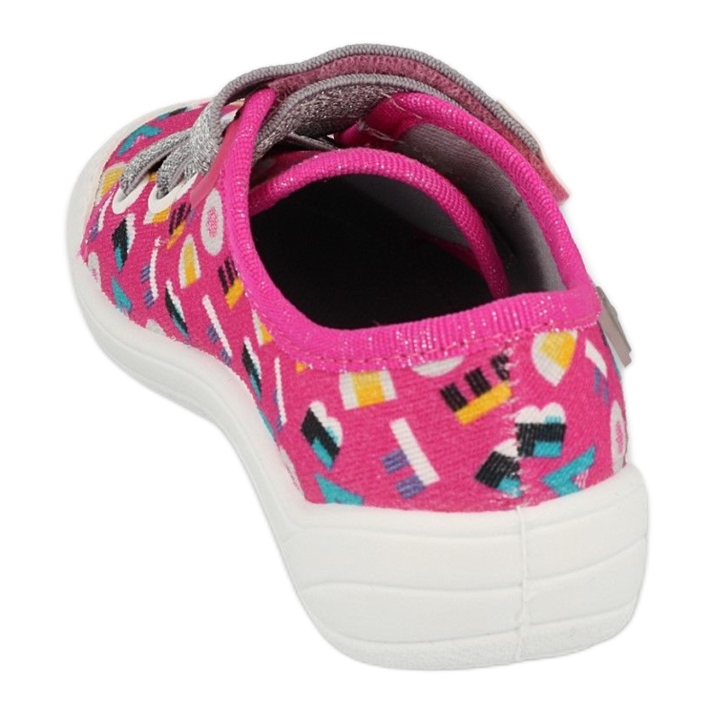 Calzado infantil befado 251Y181 rosado plata multicolor 1