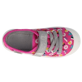 Calzado infantil befado 251Y181 rosa plata multicolor 4