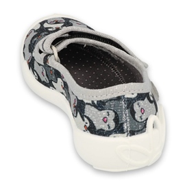 Calzado infantil befado 114X463 plata gris 2