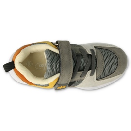 Calzado infantil befado 516Y131 gris amarillo 1