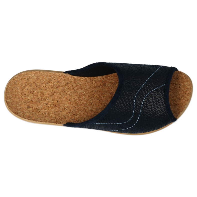 Zapatos de mujer befado pu 254D093 azul marino 1