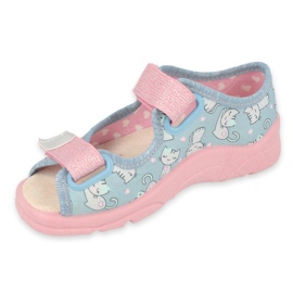 Calzado infantil befado 869X167 azul rosado gris 1