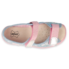 Calzado infantil befado 869X167 azul rosado gris 3