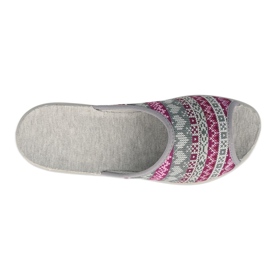 Zapatos de mujer befado pu 254D133 rosa gris 3