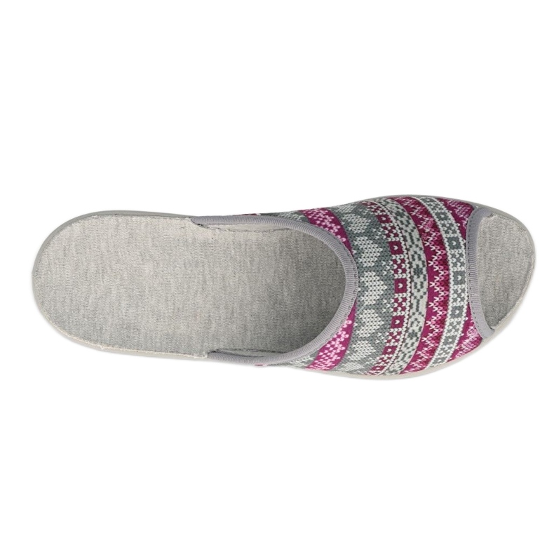 Zapatos de mujer befado pu 254D133 rosado gris 3