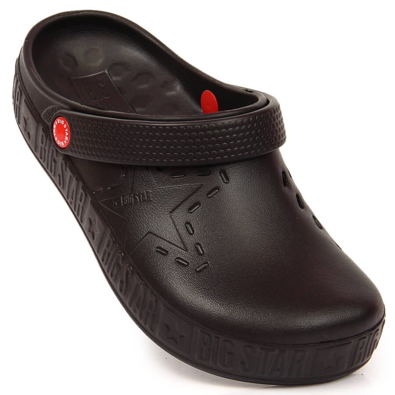 Black kroks zapatillas de casa para niños negras Big Star II375001 negro 1