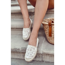 S.Barski Alpargatas Clásicas Mujer Caladas Catris Beige 7