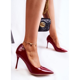 Vinceza Stilettos Clásicos Lacados Lerisa Rojo 6