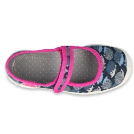 Calzado infantil befado 114Y466 azul marino rosado 3