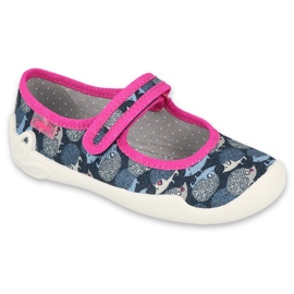 Calzado infantil befado 114Y466 azul marino rosa 4