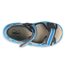 Calzado infantil befado amarillo 350P027 azul gris 1