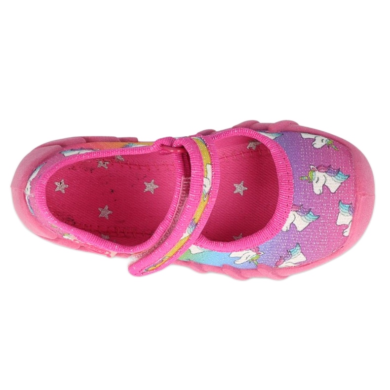Calzado infantil befado speedy 109P232 púrpura azul rosa amarillo 4
