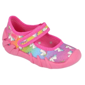 Calzado infantil befado speedy 109P232 púrpura azul rosa amarillo 3