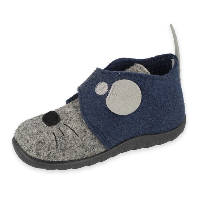 Calzado infantil befado 526P080 azul marino gris 2
