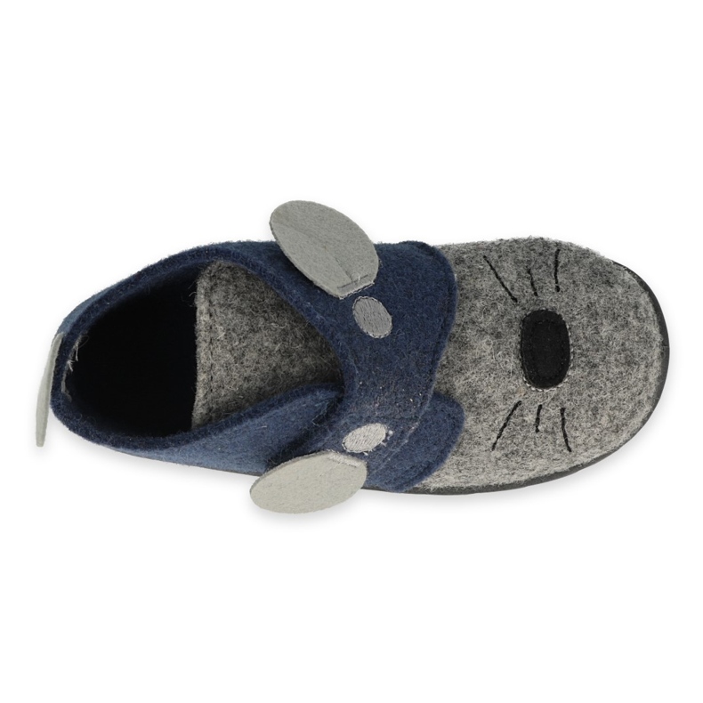 Calzado infantil befado 526P080 azul marino gris 3