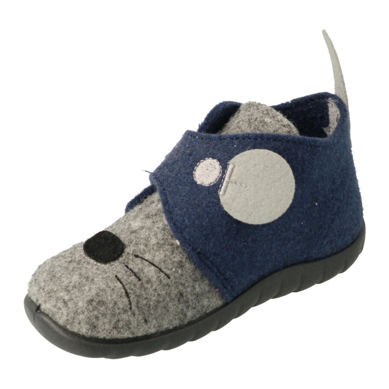 Calzado infantil befado 526P080 azul marino gris 4