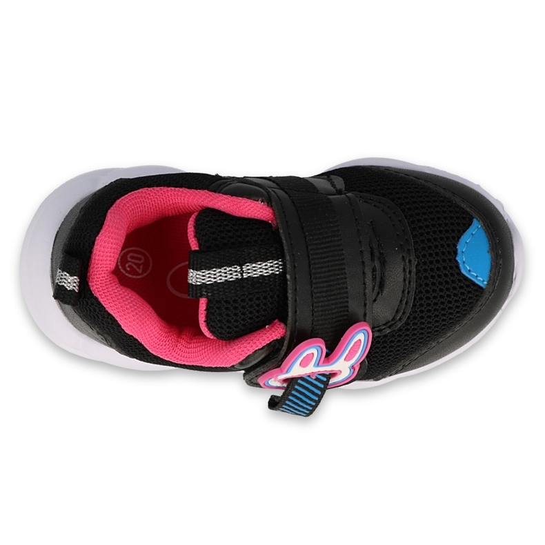 Calzado infantil befado 516P092 negro rosa 3