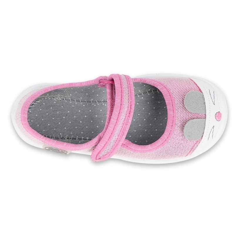 Calzado infantil befado 209P034 rosa plata 3