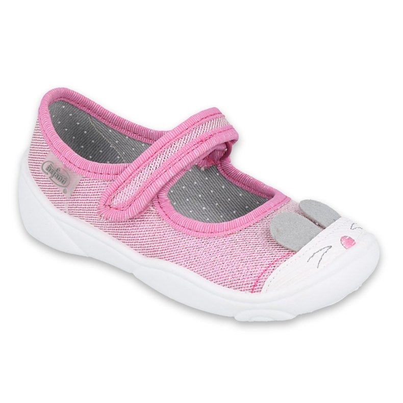 Calzado infantil befado 209P034 rosa plata 4