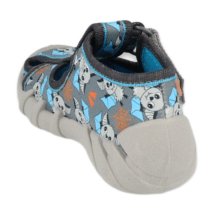 Pantuflas infantiles befado 190P104 gris-azul 2