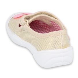 Calzado infantil befado 209P035 rosa dorado 2