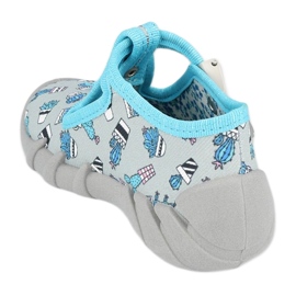 Calzado infantil befado 110P414 azul gris 2