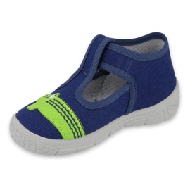 Calzado infantil befado 531P083 azul marino verde 4