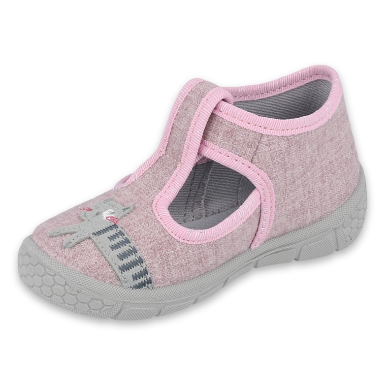 Calzado infantil befado 531P084 rosado gris 4
