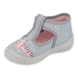 Calzado infantil befado 531P072 rosado gris 3
