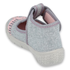 Calzado infantil befado 531P072 rosa gris 4