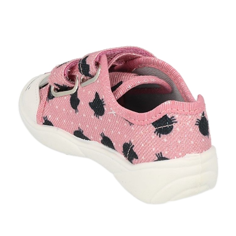 Zapatos befado niño 907P150 GATOS negro rosado plata 2