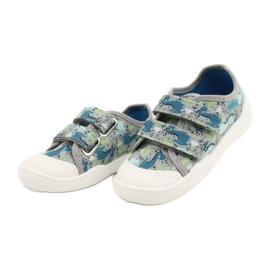 Zapatillas para niños de Befado para velcro 907p156 azul 3