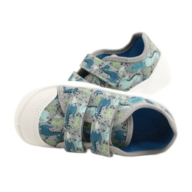 Zapatillas para niños de Befado para velcro 907p156 azul 5
