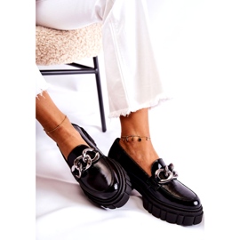 Mocasines Mujer Mocasines Piel Negro Laura Messi 2339 1