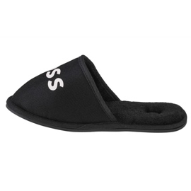 Pantuflas con logotipo Boss J29312-09B negro 1