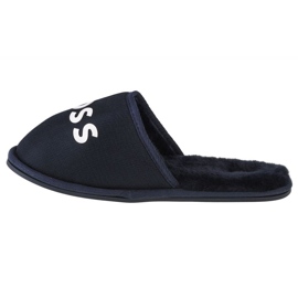 Pantuflas con logotipo Boss J29312-849 azul 1