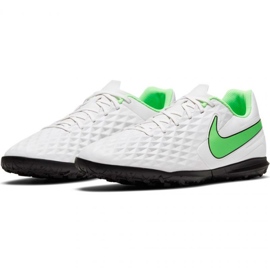 Botas de fútbol Nike Tiempo Legend 8 Club Tf M AT6109 030 blanco blanco 3