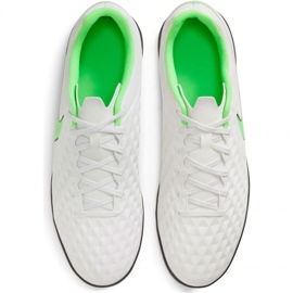 Botas de fútbol Nike Tiempo Legend 8 Club Tf M AT6109 030 blanco blanco 4