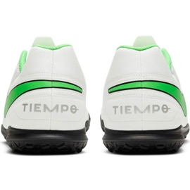 Botas de fútbol Nike Tiempo Legend 8 Club Tf M AT6109 030 blanco blanco 5