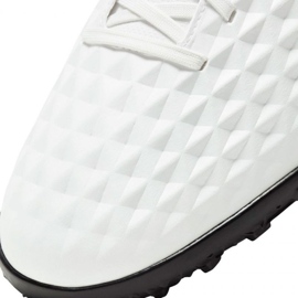 Botas de fútbol Nike Tiempo Legend 8 Club Tf M AT6109 030 blanco blanco 6