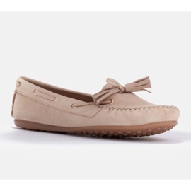 Marco Shoes Mocasines suela flexible beige 1