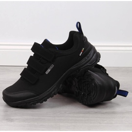 Zapatos de trekking impermeables con cierre adhesivo American Club negro 2