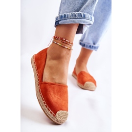 PG1 Alpargatas Clásicas Mujer Ante Naranja Clarice 1