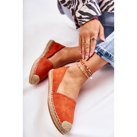 PG1 Alpargatas Clásicas Mujer Ante Naranja Clarice 4