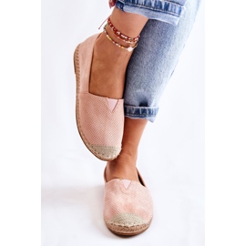 PG1 Alpargatas de ante sin cordones para mujer Nude Corry rosado 5