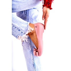 PH1 Bailarinas Mujer De Goma Con Lazo Florete Rosa rosado 4