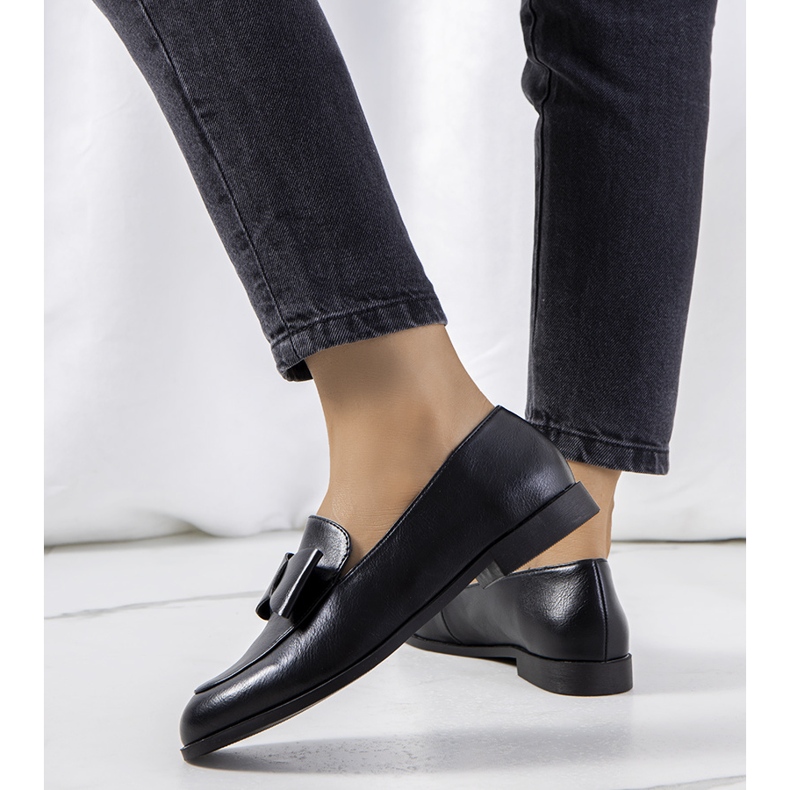 Zapatos negros Hoge de mujer 2