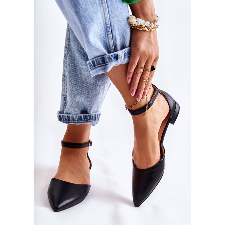 WD1 Bailarinas Mujer Piel Spitz Black Caprise negro 2