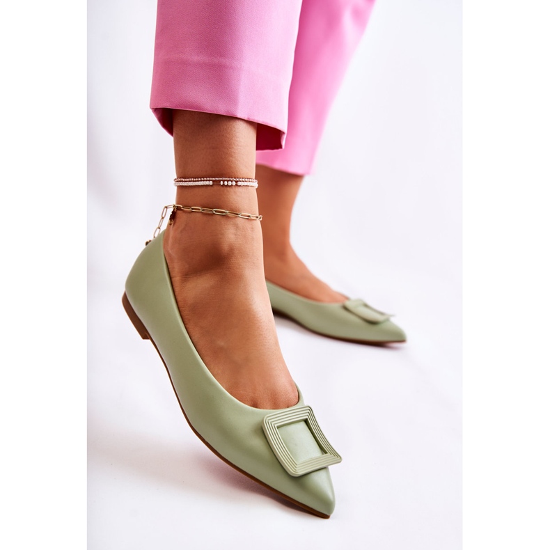 WS1 Bailarina Con Adorno Verde Spitz Simone 2 WS1 Bailarina Con Adorno Verde Spitz Simone 2